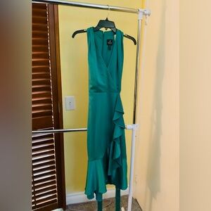 Adrianna Papell halter midi dress NWT